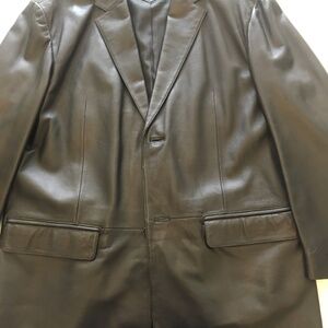 Leather Blazer